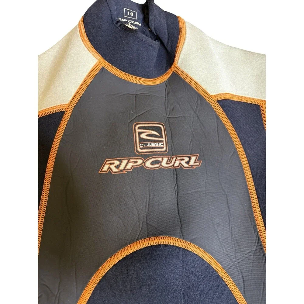 RIP CURL Boys Girls Sz 10 Wetsuit 2/2 Classic Short Sleeves Neoprene Wet Suit